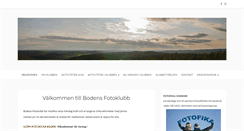 Desktop Screenshot of bodensfotoklubb.se